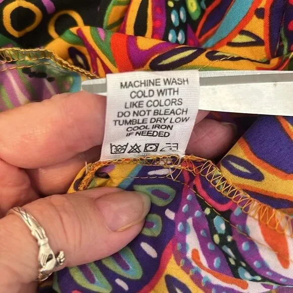 NWT Live 4 truth szS Colorful Leaf Print Two-Piece shorts with tube top set - Picture 7 of 17